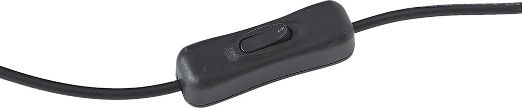 Nowoczesny kinkiet czarny z LED - Letterbox