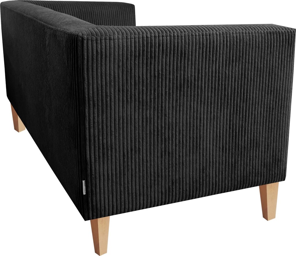 Sofa Monaco : Kolor nogi - Drewno, Kolor tkaniny - Kronos7/Poso135, Typ tkaniny - Kronos/Poso, Wysokość nogi - 20 cm