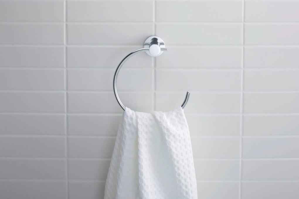 Duravit D-Code pierścień na ręczniki Chrom - obrotowy