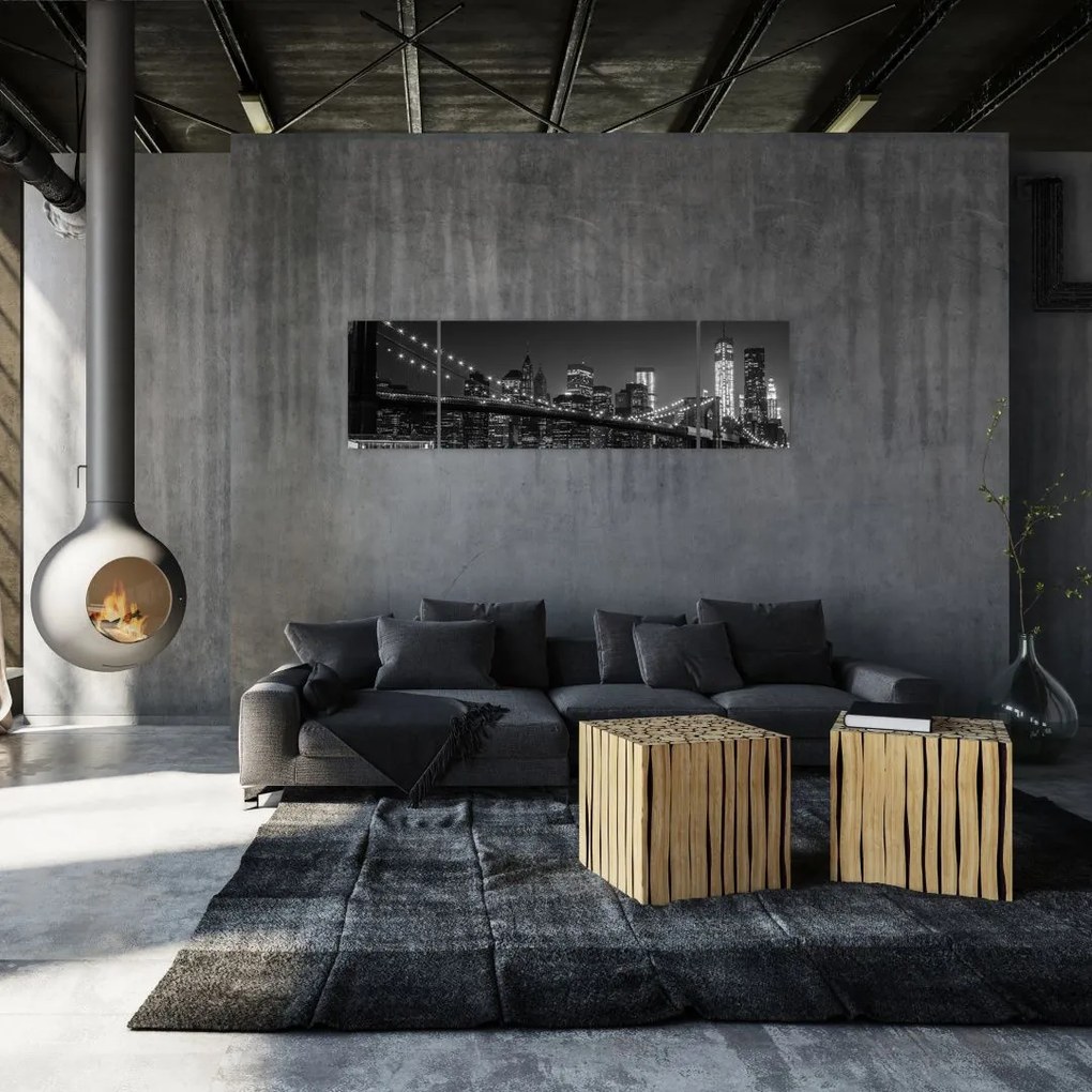 Obraz mostu Brooklyn Bridge w Nowym Jorku (170x50 cm)
