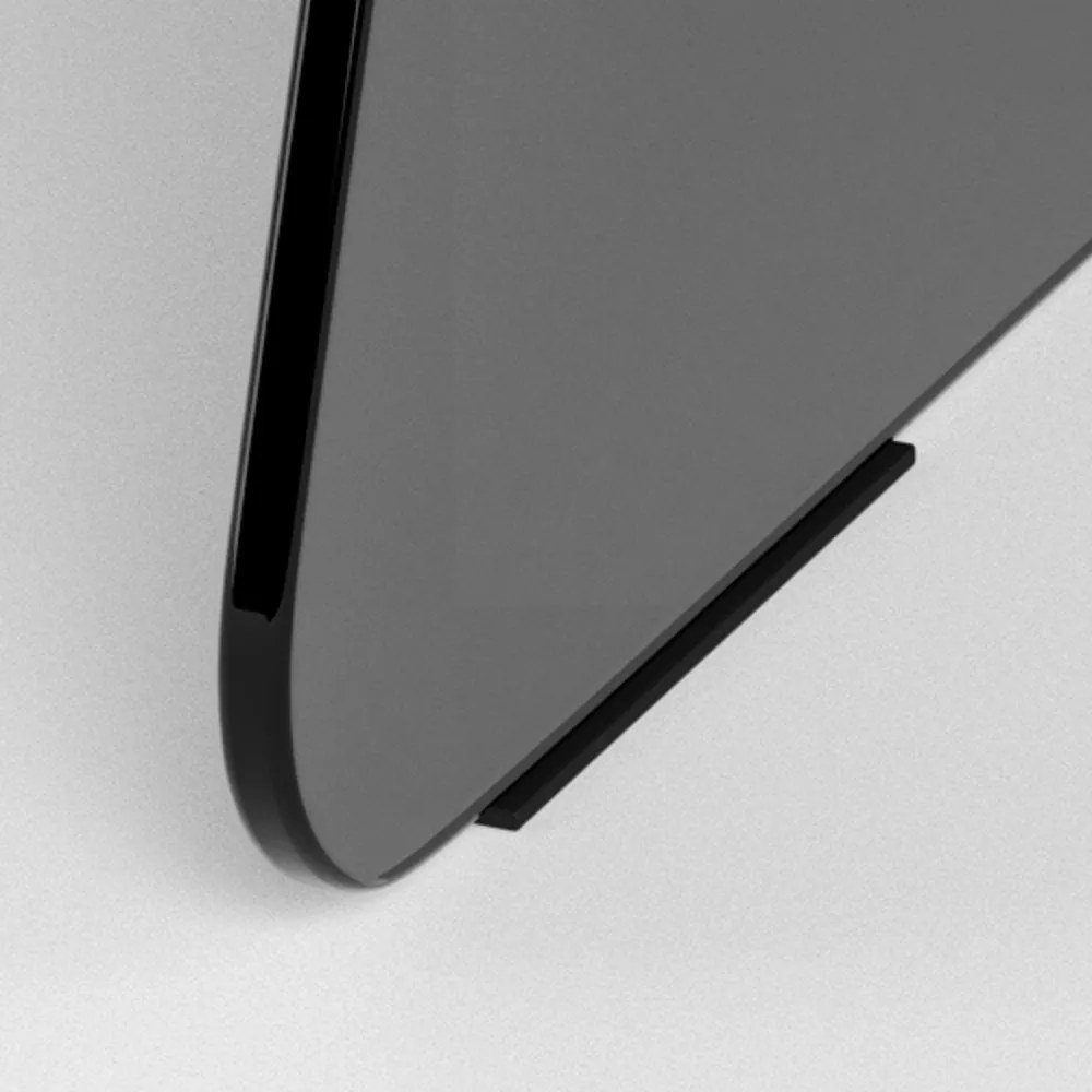 Szary szklany okrągły stolik ø 80 cm Samos – Actona