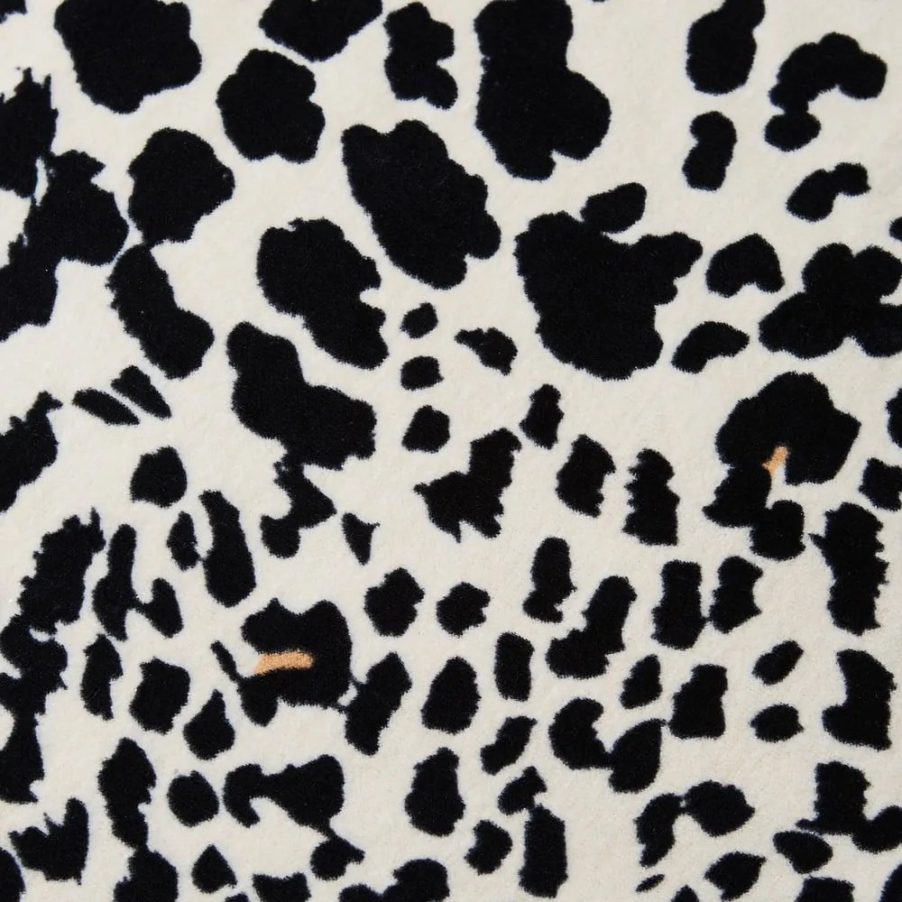 Czarno-beżowy bawełniany ręcznik plażowy 78x200 cm Leopard – Catherine Lansfield