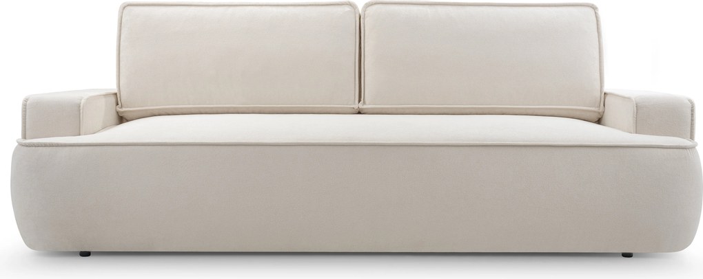 Masseno Sofa SOLO z funkcją spania i pojemnikiem na pościel - Beżowy - GERRA 10