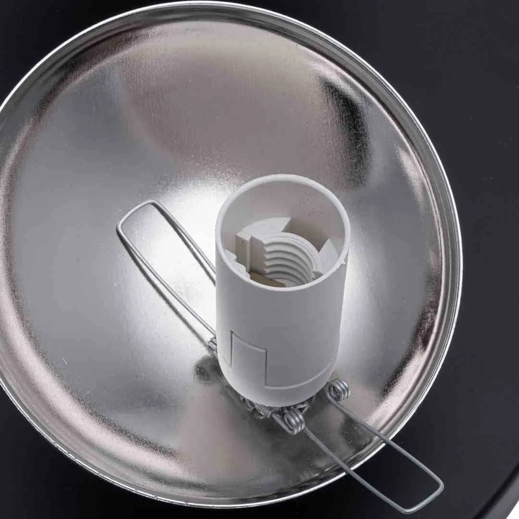 Lampa sufitowa SFERA BLACK/CHROME 3xE14 na kole