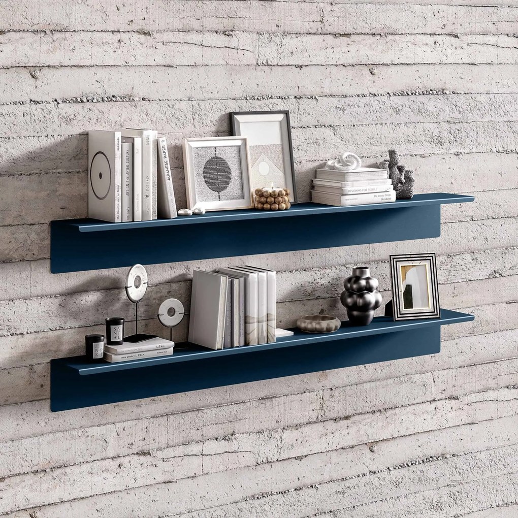 Półka wisząca JOANNE 1200 mm, Modern: granatowa