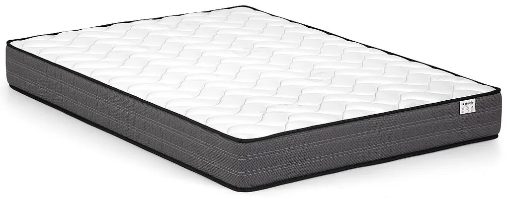 Zestaw 140 x 190 cm - stelaż ze skrzynią naturalny jasny + materac ze sprężynami kieszeniowymi o grub. 20 cm - AMBRACIE marki YSMÉE