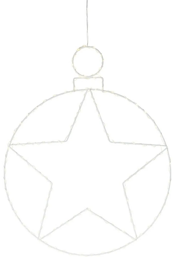 Wisząca dekoracja świąteczna LED Kerstball Star 236 LED, 48 cm