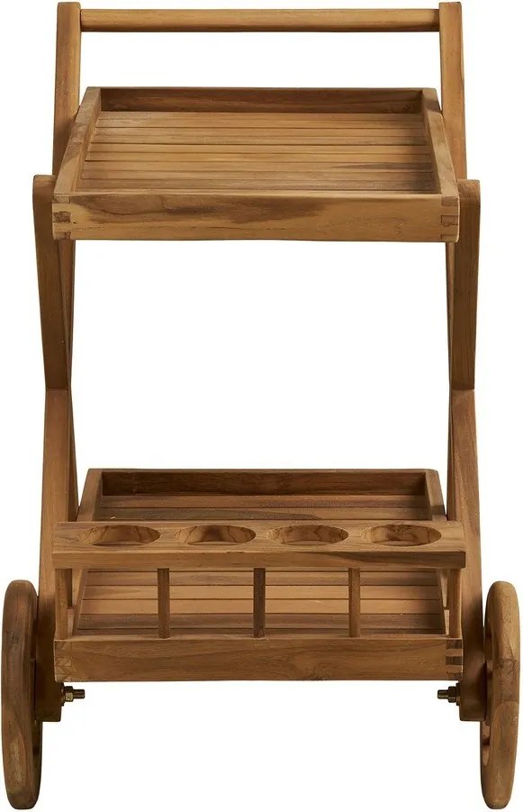 Barek na kółkach z litego drewna 50x86 cm Pasaku – House Nordic