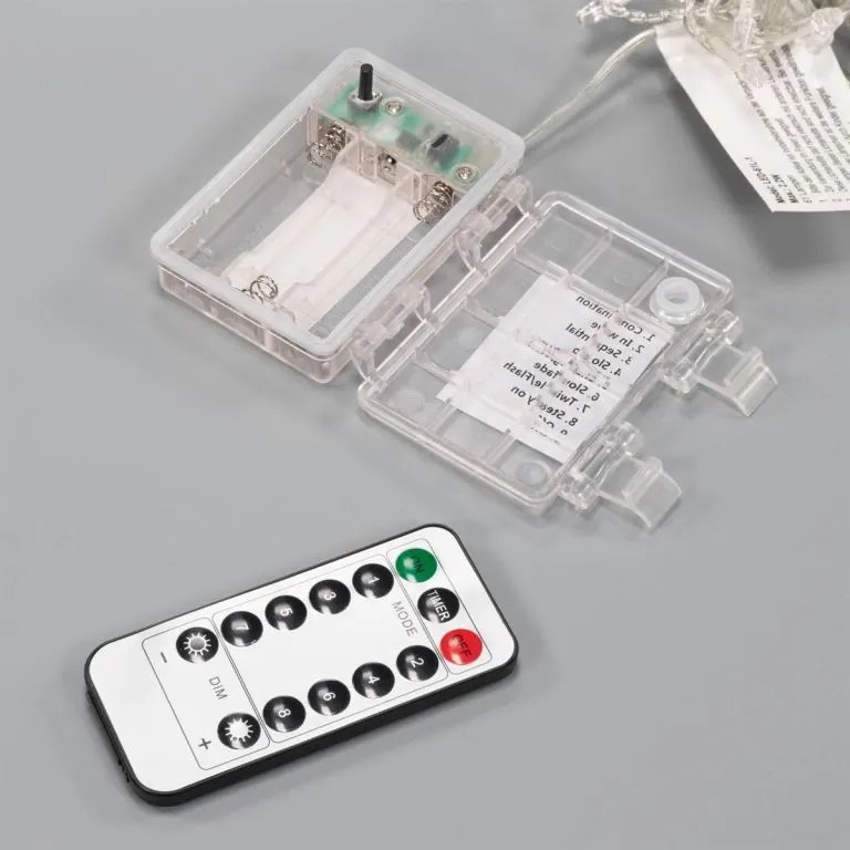 Świąteczny LED łańcuch - gwiazdki, 1,65 m, 138 LED,ciepła bi