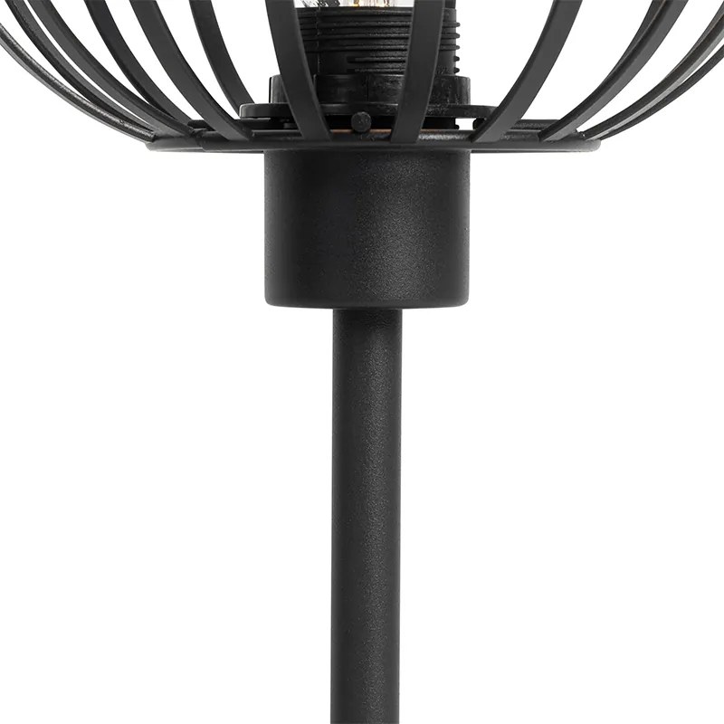 Designerska lampa stołowa czarna - Johanna