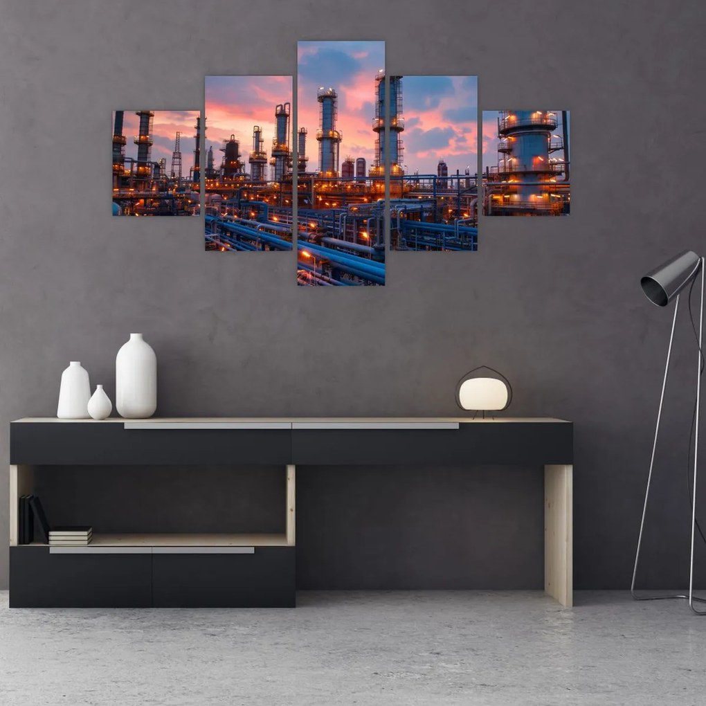Obraz - Zakład przemysłowy (125x70 cm)