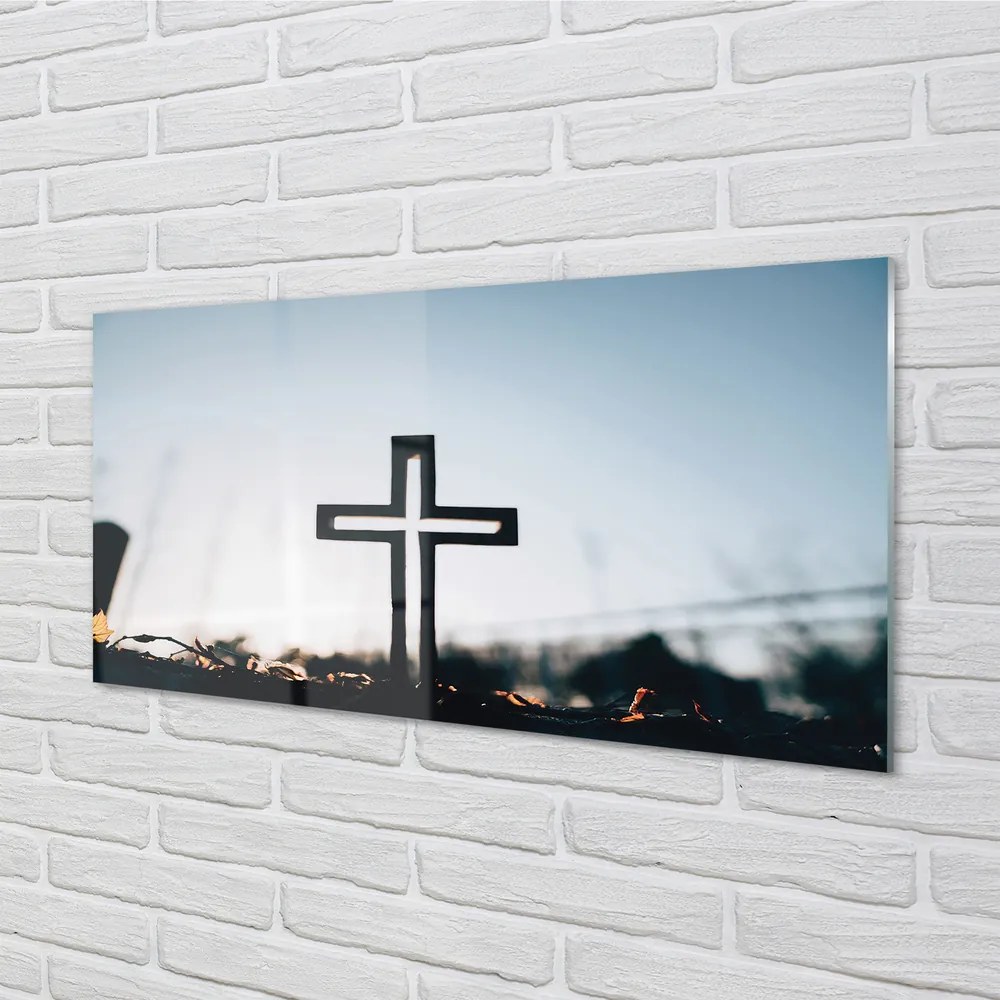 Szklany Panel Krzyż