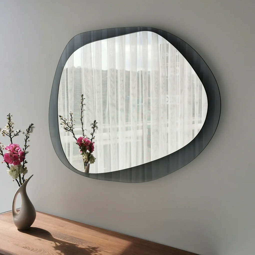Lustro Aqua Fume 55 x 75 cm