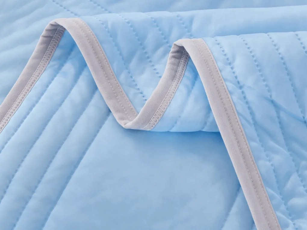 Chłodząca letnia kołdra CELIA, niebieska Rozmiar: 200 x 220 cm