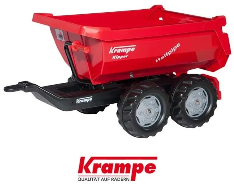 Rolly toys rollytrailer przyczepa wywrotka halfpipe krampe