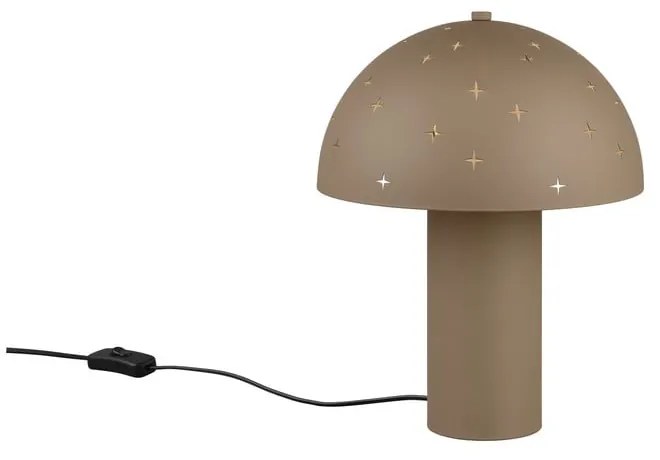 Brązowa lampa stołowa (wys. 32,5 cm) Seta – Trio