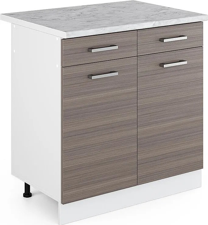 Szafka dolna do kuchni szlachetna szarość 80x60x81.6 r-line