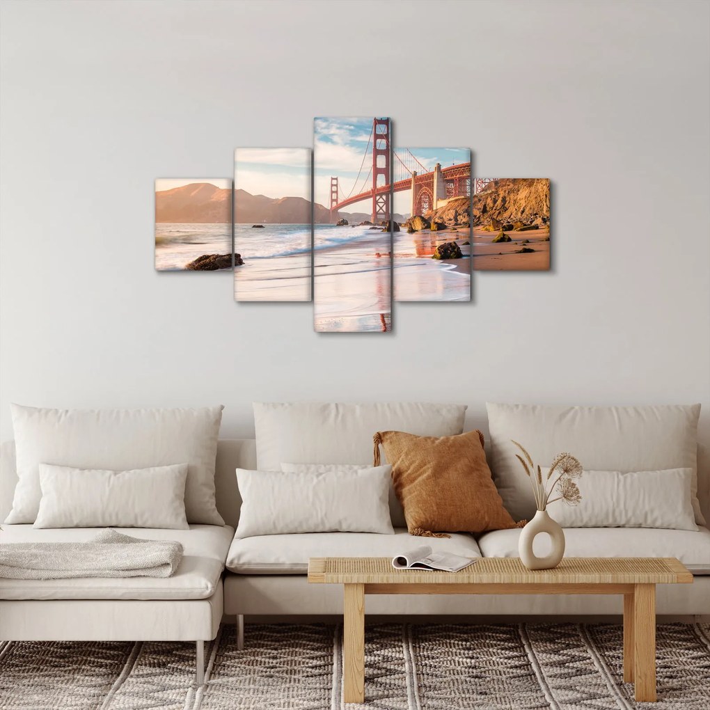 Obraz - Golden Gate Bridge (125x70 cm)