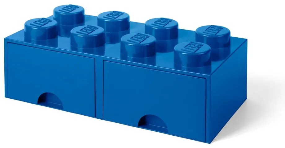 Niebieski pojemnik z 2 szufladami LEGO®