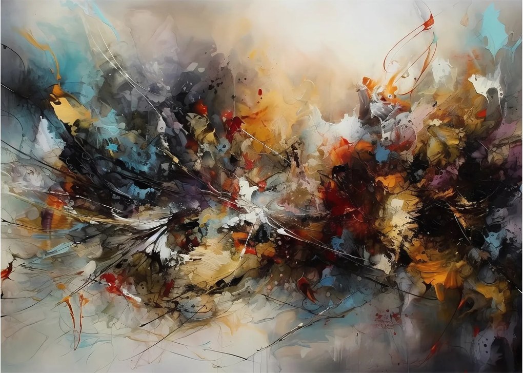 Obraz - Grafika abstrakcyjna (70x50 cm)