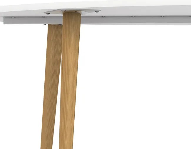 Okrągły stół Oslo 100x100 w stylu skandynawskim