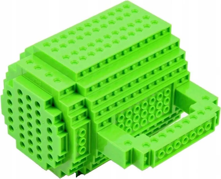 KUBEK KLOCKOWY DUŻY 350ML + KLOCKOWY CYFROWY ZEGAREK DLA DZIECKA REGULOWANY