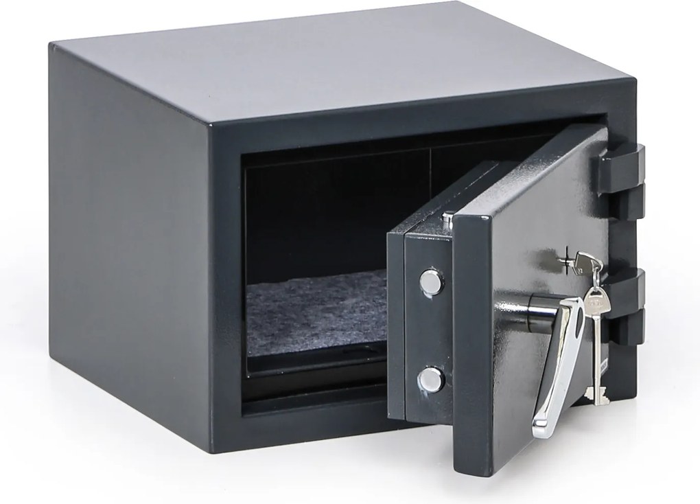 Ognioodporny sejf meblowy z zamkiem kluczowym, klasa S2, 280 x 400 x 340 mm
