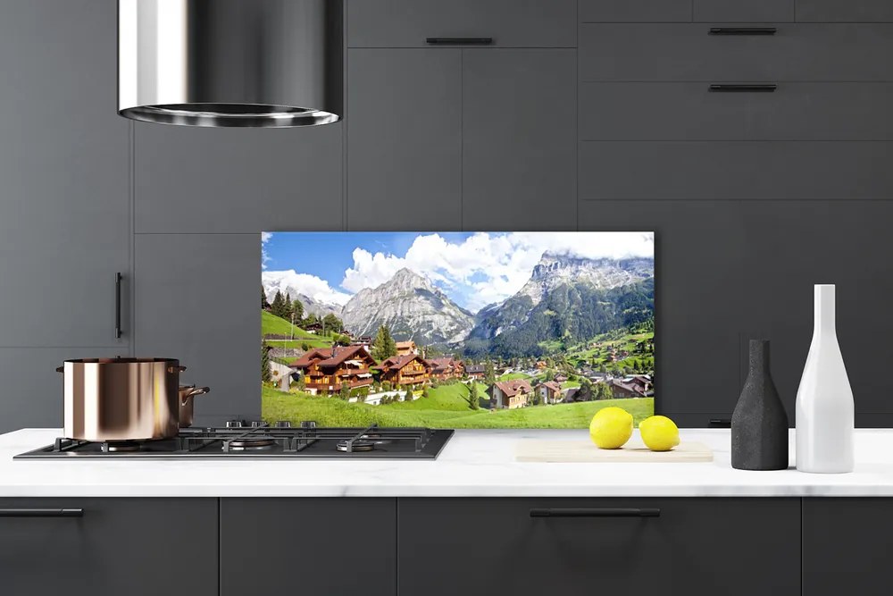 Panel nad blat kuchenny Osada U Podnóża Gór