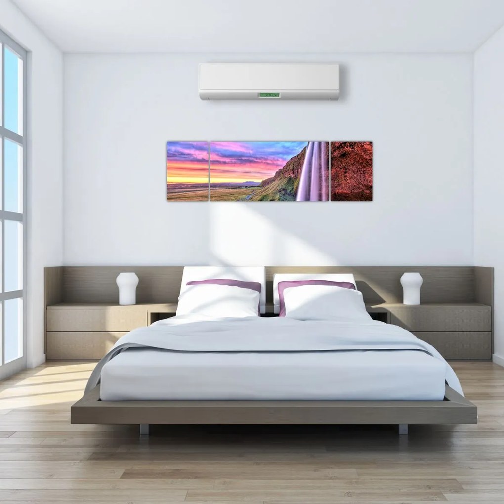 Obraz - Wodospad Seljalandsfoss (170x50 cm)