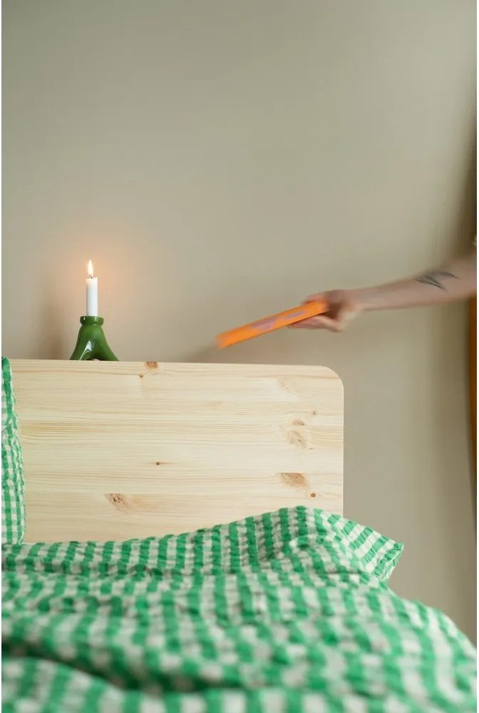 Łóżko dwuosobowe z drewna sosnowego ze stelażem 180x200 cm Retreat – Karup Design