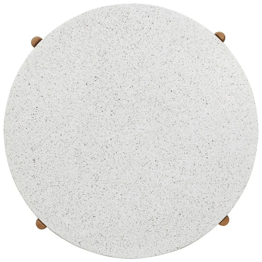Okrągły stolik ogrodowy z blatem z terrazzo ø 84,5 cm Terracina – House Nordic