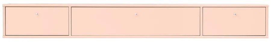 Jasnoróżowa szafka pod TV 176x22x32,5 cm Mistral – Hammel Furniture