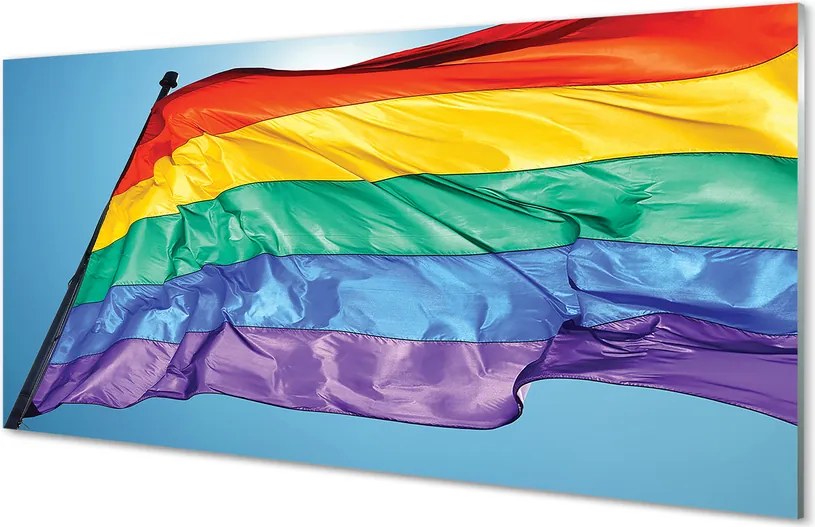 Panel szklany do Kuchni Barwna Flaga