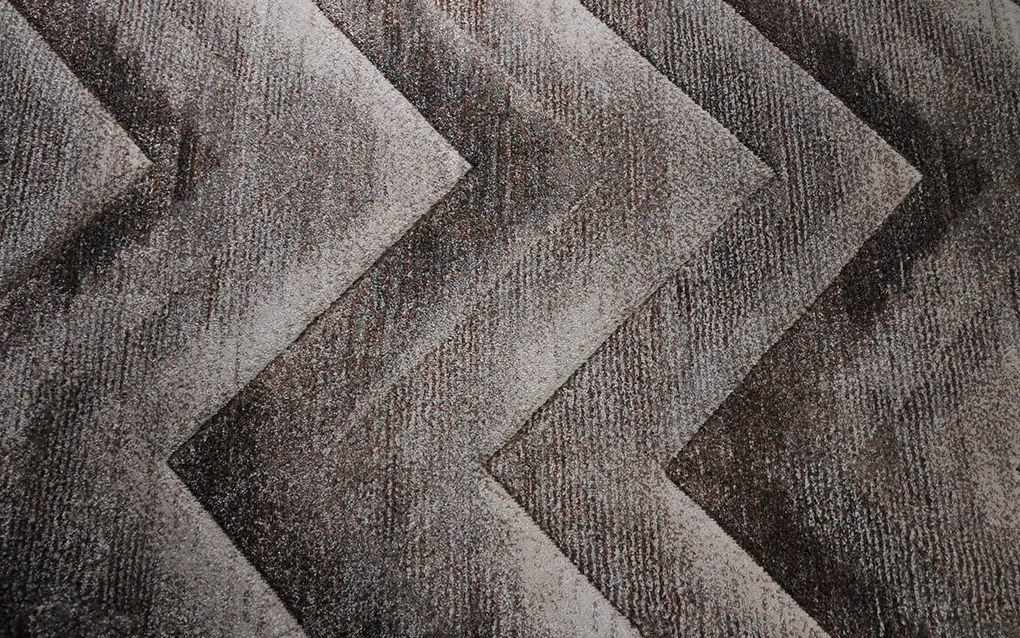Dywan Diamond New jodełka szaro-beżowy 160 cm x 220 cm