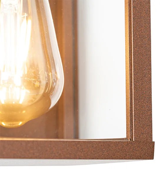 Zewnetrzna Industrialna lampa ścienna rdzawo-brązowa 38 cm 2-światłowa IP44 - CharloisPrzemysłowy Oswietlenie zewnetrzne