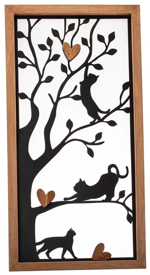 Metalowa dekoracja ścienna 31x61 cm – Dakls