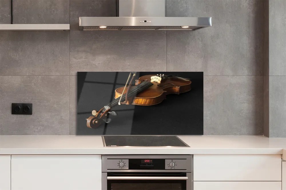 Panel szklany do Kuchni Elegancja Klasycznych Skrzypiec