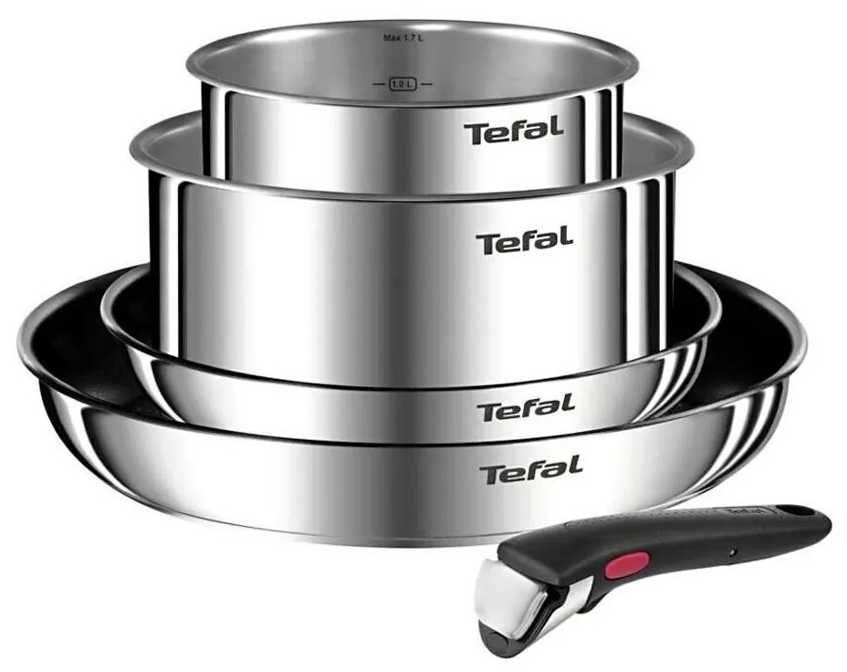Tefal - Zestaw 5 części INGENIO EMOTION stal nierdzewna