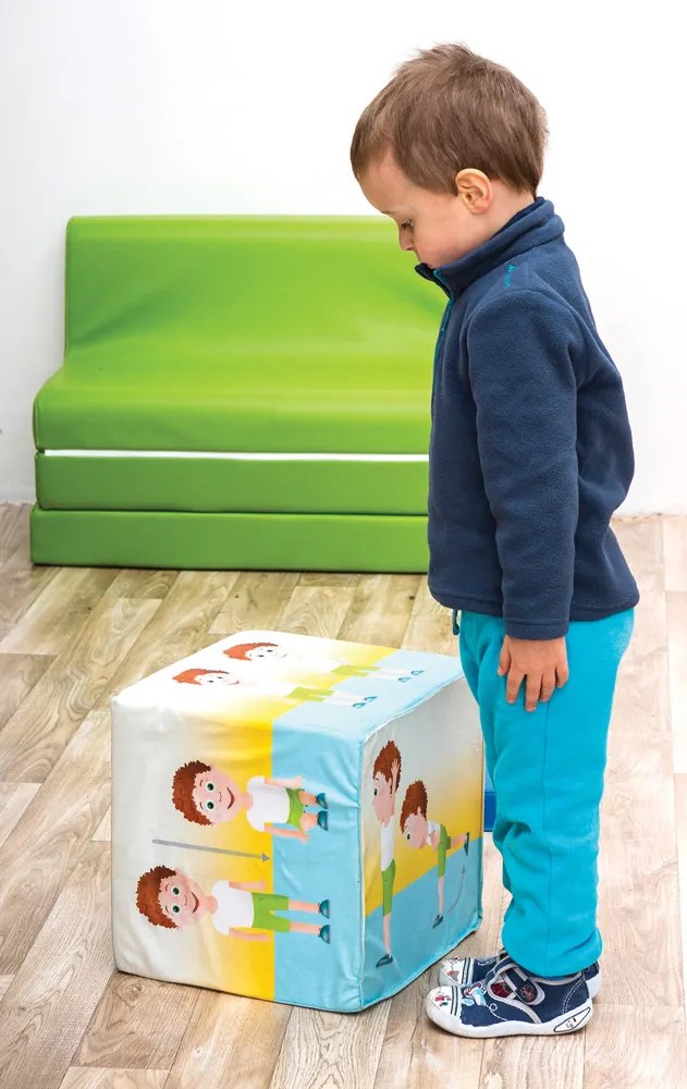 Piankowa kostka edukacyjna Rubikids, ćwiczenia