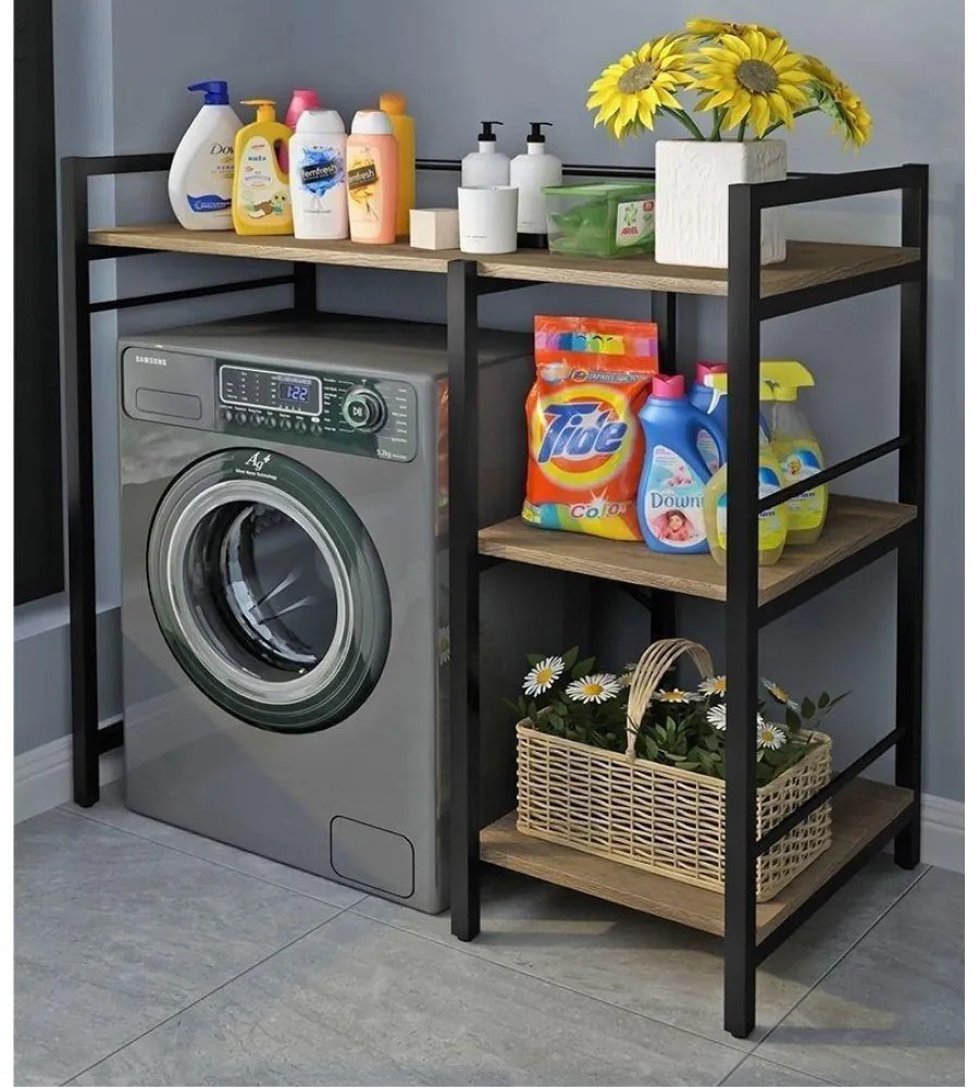 Regał nad pralką BARNET, dąb