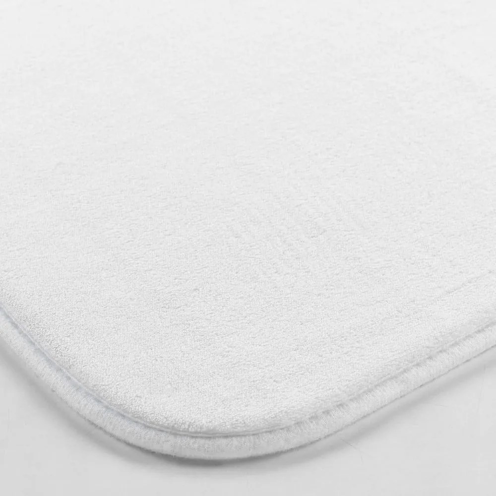 Biały dywanik łazienkowy do WC 45x45 cm Vitamine – douceur d'intérieur