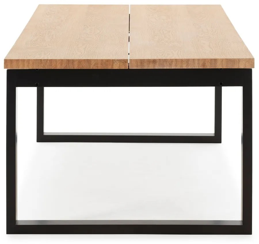 Stół z blatem w dekorze dębu 100x220 cm Rina – Marckeric