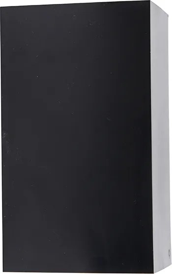 Nowoczesna lampa ścienna z czarnego plastiku - Baleno II