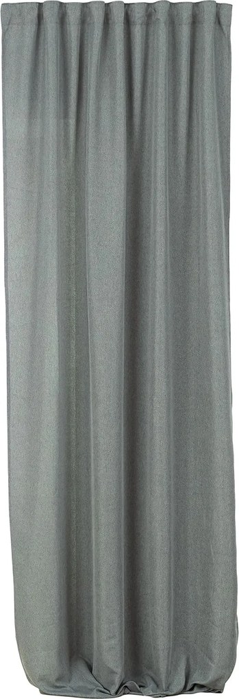 Zasłona BASIC na taśmie marszczącej 140x300cm szary denim 1 szt.