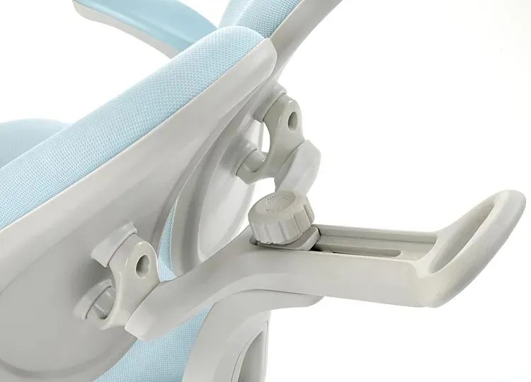 Dziecięcy niebieski obrotowy do biurka fotel C6-W85