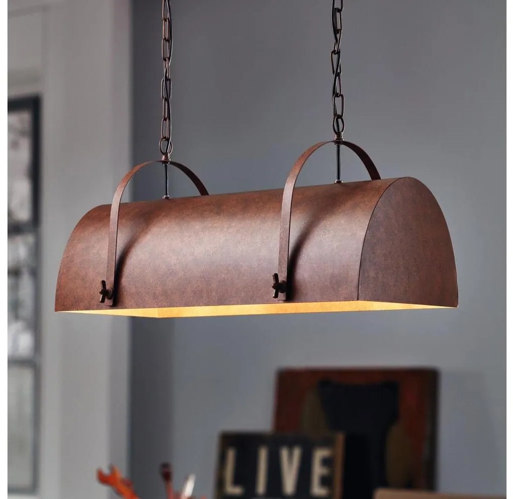 Eglo 49687 - Żyrandol na łańcuchu DEERHURST 2xE27/60W/230V