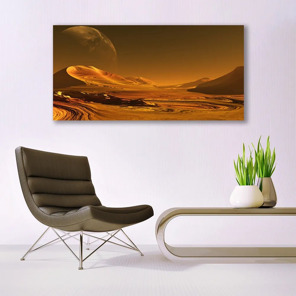 Obraz Canvas Pustynia Kosmos Krajobraz