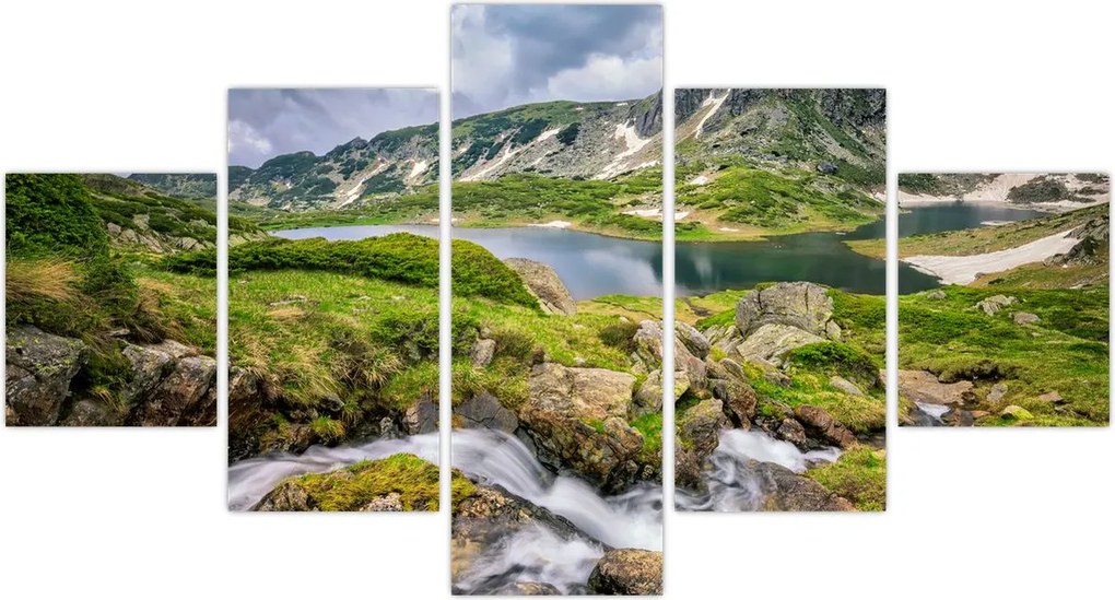 Obraz - Widok na górę Riła (125x70 cm)