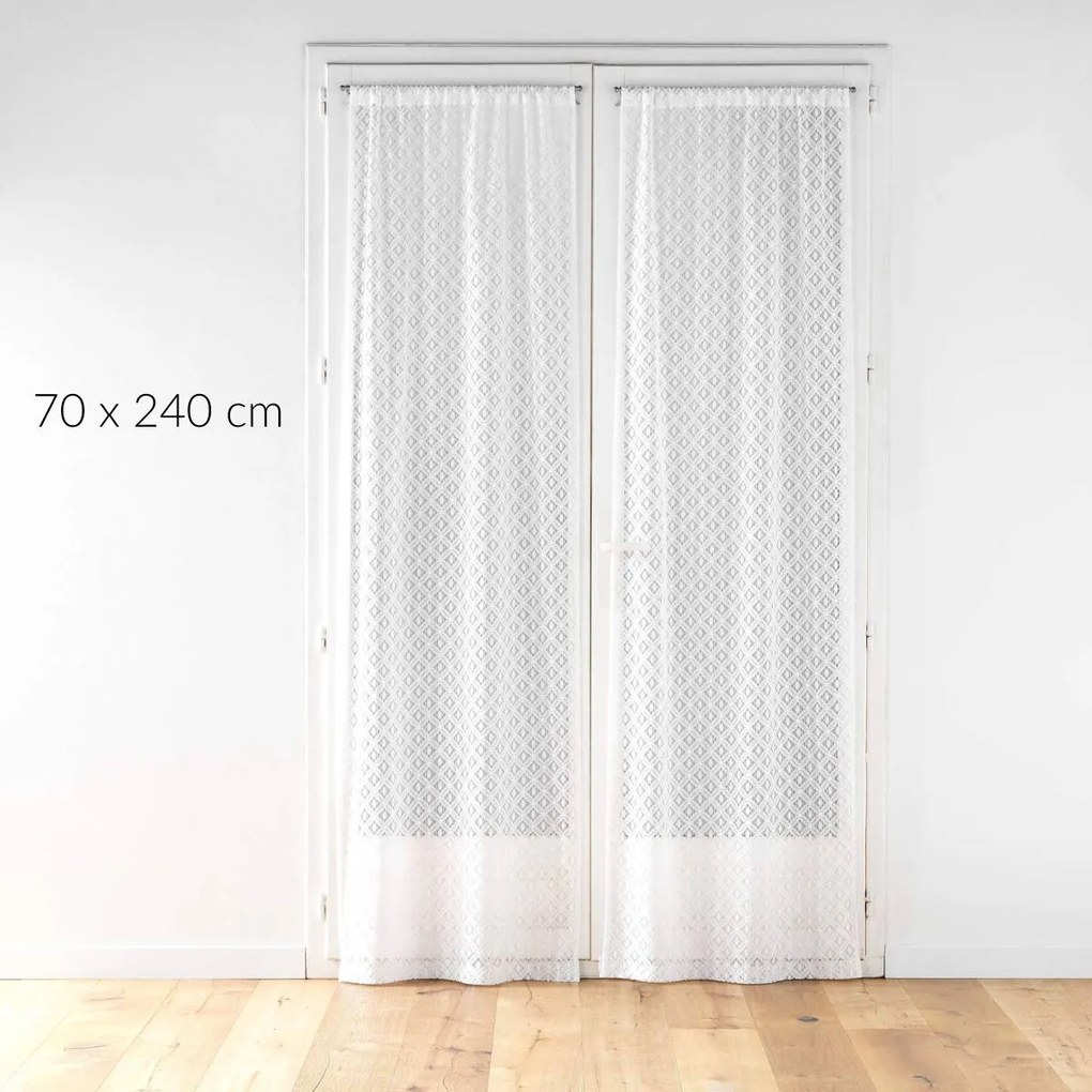 Komplet dwóch firan ze wzorem, ODILA, 70 x 240 cm