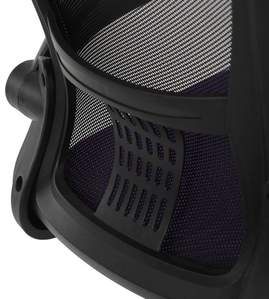 Autronic KA-K2006 PUR Krzesło biurowe, fioletowe